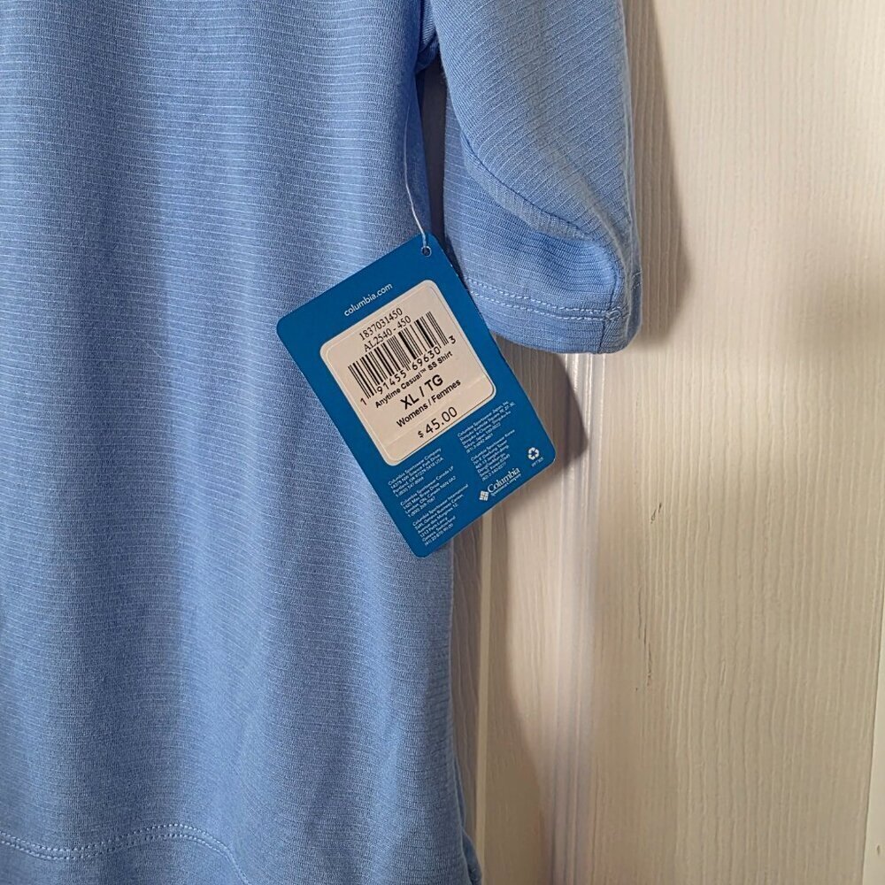 Columbia Anytime Casual Short Sleeve Jersey Women's Athletic T-shirt Sz XL - Picture 5 of 8
